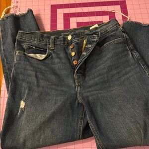 Old Navy Dark Blue Straight Leg Jeans